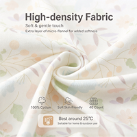 Combinaison Bébé Unisexe Multi-Saisons en Coton Pur à Manches Longues pour Nouveau-né, Barboteuse Décontractée à Motif Floral avec Lacets Obliques