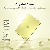 Coque de protection rigide transparente en plastique pour ordinateur portable MacBook Neo A18 Pro 13 pouces 2026