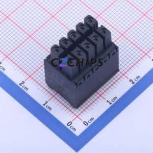 KF2EDGKS-3.5-2*5P Plug-in Terminal Block P=3.5mm Connector ( Connector Type: Male Plug )( Construction: 2x5P )( Pitch: 3.5mm ) - Product Image 2
