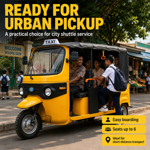 Auto-rickshaw semi-démontable 60V 1200W pour taxi 4-6 places - Product Image 6