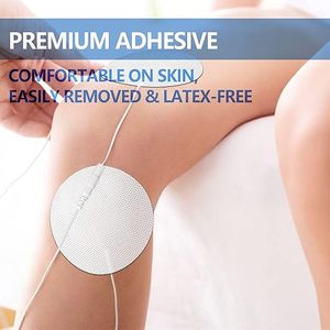 TENS Unit Pads 70mm Round <strong>Electrodes</strong> Compatible with Most TENS Machines, Replacement Pads <strong>Electrode</strong> Patches for Electrotherapy - Product Image 3