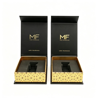 Boîte cadeau de parfum magnétique de luxe personnalisée avec gaufrage, doublure en éponge, matériaux recyclés et emballage écologique pour cosmétiques