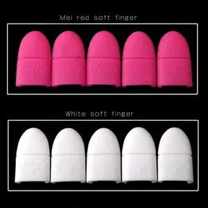 Lot <span class=keywords><strong>de</strong></span> 10 capuchons en silicone solide pour dissolvant <span class=keywords><strong>de</strong></span> <span class=keywords><strong>vernis</strong></span> à ongles, outils <span class=keywords><strong>de</strong></span> nettoyage <span class=keywords><strong>de</strong></span> manucure, enveloppe en plastique pour trempage - Product Image 4