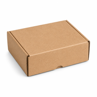Boîte d'expédition en carton ondulé personnalisée en gros avec intérieur noir pour l'emballage d'expédition de vêtements et d'abonnements e-commerce