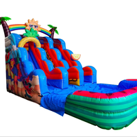 Toboggans gonflables Offre Spéciale sunday Outdoor Commercial avec piscine pour enfants Gonflable Bouncer