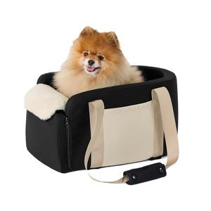 Siège de <span class=keywords><strong>voiture</strong></span> <span class=keywords><strong>pour</strong></span> animaux de compagnie élégant et luxueux avec accoudoir, design à carreaux, imperméable, chaud et élégant - Product Image 1