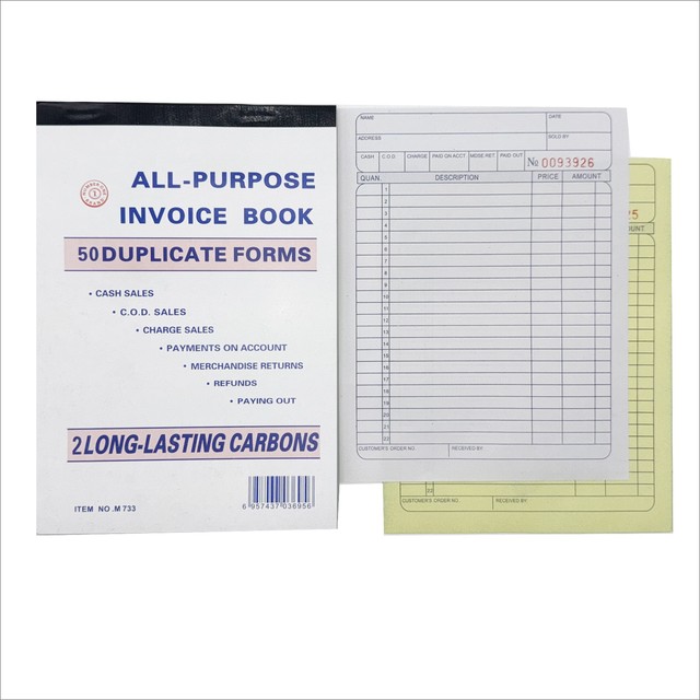 Customizable NCR BOOKS 2-Ply 3-Ply Invoice Books A4 A5 A6  Carbonless Copy Paper for Delivery Medical Record Keeping Documents