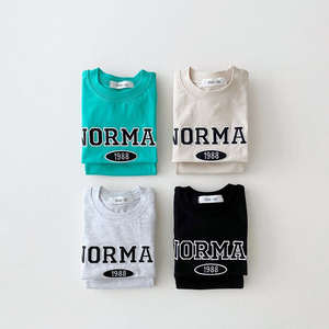 夏用ヴィンテージスタイル幼児服セット男の子女の子用赤ちゃん文字刺繍半袖Tシャツトップショーツカジュアルウェア - Product Image 6