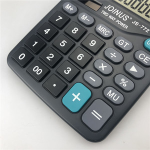 Joinus Js 772 Calculator 12 Digit Display Dual Power Supply Office Use - Product Image 4