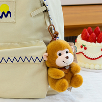 Personnalisable - Vente en gros usine de pendentifs porte-clés en peluche animaux de 4, 6, 7, 8, 9 pouces pour machine à griffes