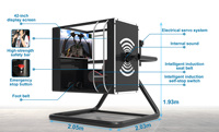 Plataforma de Movimiento con Rotación de 720 Grados, Simulador de Vuelo VR, Máquina de Arcade