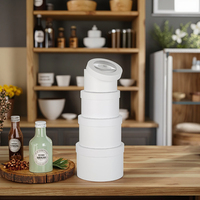 Boîtes Cadeaux Rondes en Carton Rigide Blanc Imperméable pour Parfums, Cosmétiques, Bijoux et Anniversaires – Vente en Gros