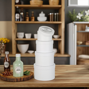 <span class=keywords><strong>Cajas</strong></span> de Regalo Redondas de Cartón Rígido Blanco, Impermeables, para Perfumes, Cosméticos, Joyerí<span class=keywords><strong>a</strong></span>, Aniversarios, Venta al Por Mayor - Product Image 6