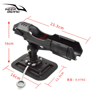 ที่วางคันเบ็ดตกปลาแบบยืดหดได้ ปรับหมุนได้ สำหรับคันเบ็ดตกปลา - Product Image 5