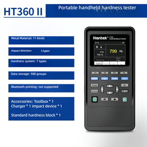 Htt360 पोर्टेबल कठोरता परीक्षक एक उपकरण है जिसका उपयोग धातुओं की कठोरता को मापने के लिए किया जाता है। - Product Image 6