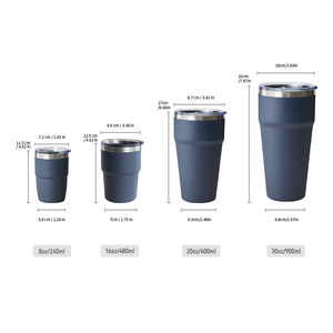 Đa-Thiết <span class=keywords><strong>K</strong></span>ế 16Oz Stackable Cup Mới Cá Nhân Thép Không Gỉ Cách Điện Du Lịch Cà Phê Cốc Cà Phê Lạnh Cốc Cà Phê Với Biểu Tượng Tùy Chỉnh - Product Image 4