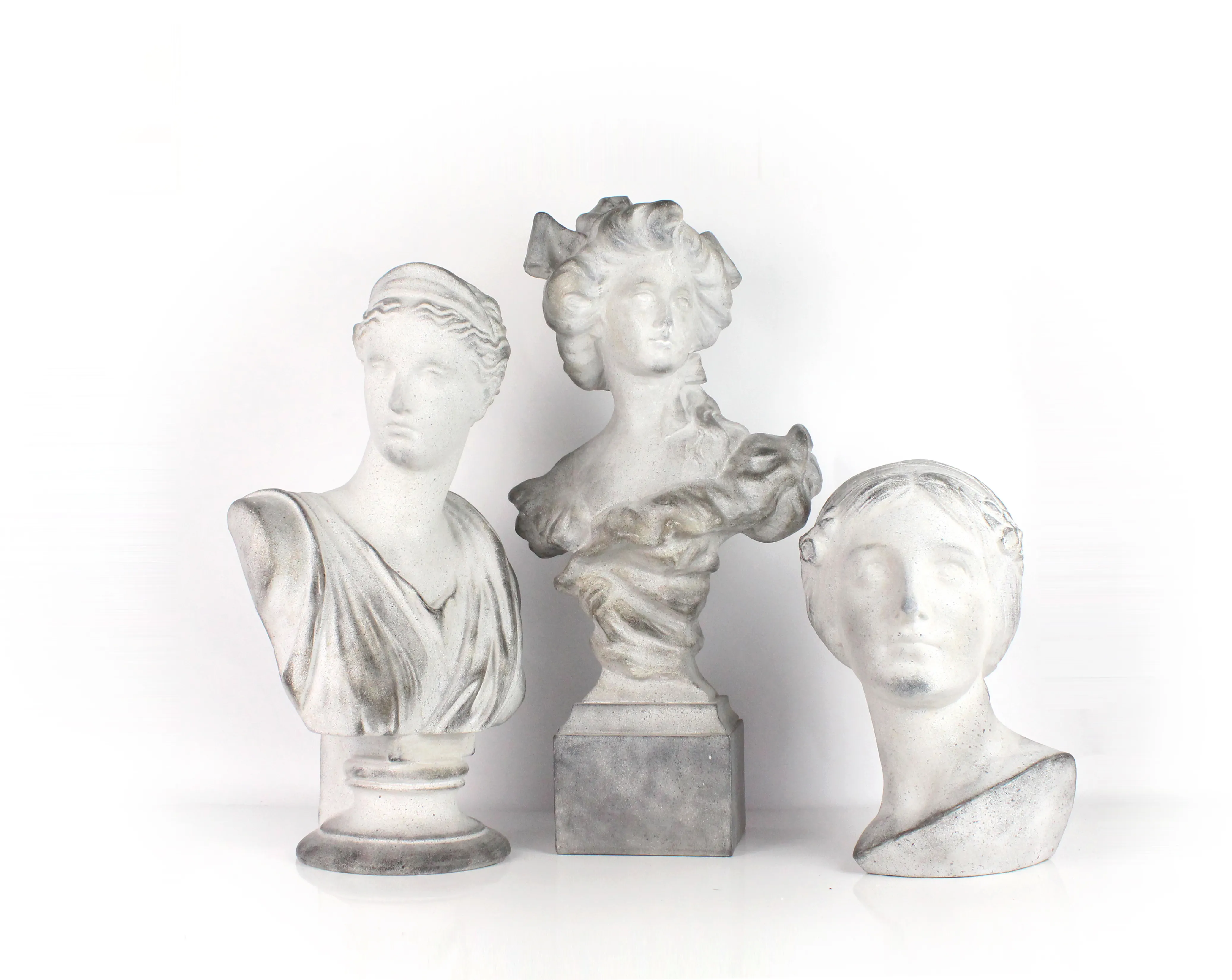Statue naturelle en polyrésine, grande taille, modèle grec et élégant, pour décoration intérieure