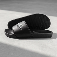 Sandales de rue pour hommes L&J Custom avec logo 3D en relief, certifiées REACH, vente en gros, faible MOQ, pantoufles à marque privée