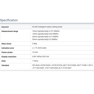 Probador de adherencia de tracción digital manual ASTM D4541, probador de adherencia de tracción hidráulica para revestimiento, 1, 2 - Product Image 5