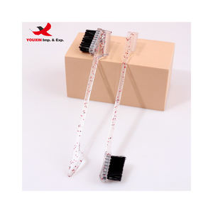 Lot mixte à prix réduit : Brosse et peigne 3-en-1 pour le contrôle des bords des cheveux, pinceaux et peigne double pour le maquillage des sourcils, et brosse pour les baby hairs - Product Image 4