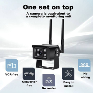 Wistino กล้องติดรถยนต์กล้องติดรถยนต์กันน้ำ IP66 4G ซิมการ์ดกล้องหน้าและหลัง4K 360องศาตรวจจับการเคลื่อนไหว - Product Image 6