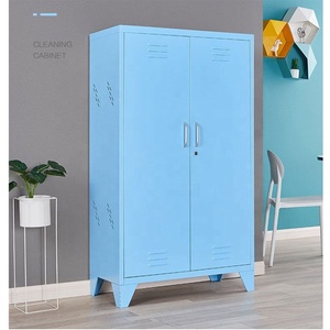 <span class=keywords><strong>Armoire</strong></span> de nettoyage à 2 portes, <span class=keywords><strong>armoire</strong></span> de rangement en acier, serpillière et <span class=keywords><strong>balai</strong></span> - Product Image 3