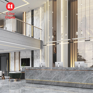 Diseño Elegante para Vestíbulo de Hotel, Vitrinas Personalizadas, Sillones con Estilo, Recepción Lujosa, Vitrinas Modernas - Product Image 2