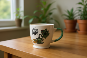 Tazza in Ceramica 450ml con Design Cartoon e Stampa Serigrafica per Uso Domestico - Product Image 2