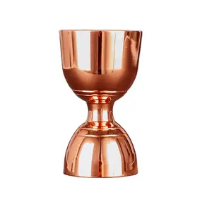 Double-Sided 30/60ml Stainless Steel Bell Jigger Sustainable Shot Glass and Measuring Cup for Cocktail for Home Bars