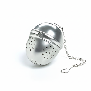 Elegant Modern Handwoven Brushed Matt Brass Tea Infuser Fine <b>Mesh</b> Tea Infuser Good for Loose Tea Leaves - Product Image 1