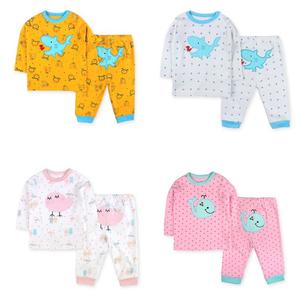 Conjuntos de Ropa de Algodón para Bebés Recién Nacidos, Camiseta de Hombros Descubiertos y Pantalones, Estilo Neutral - Product Image 4