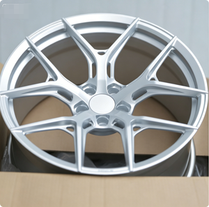 Nouvelles jantes en alliage d'aluminium forgé HF5 noir brillant argenté pour <span class=keywords><strong>Golf</strong></span> <span class=keywords><strong>GTI</strong></span> MK4/MK5/MK7 personnalisées 20 mm ET - Product Image 2