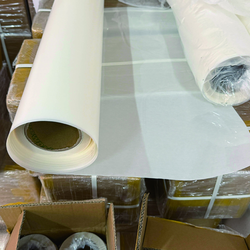Unewprint High Temperature Heat Transfer Film With White Glassine Paper Base For Transferrring Printed HTV