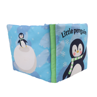 Livre en tissu doux avec logo personnalisé pour l'apprentissage précoce, jouet éducatif sensoriel pour bébé
