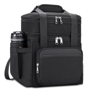 Boîte à lunch isotherme double compartiment réutilisable pour homme et femme, sac isotherme fourre-tout pour femme - Product Image 1