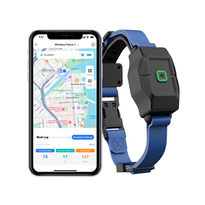 Collier intelligent GPS pour chien avec application gratuite, clôture sans fil, étanche IP67, rechargeable, collier d'entraînement intelligent pour chiens, sans <span class=keywords><strong>abonnement</strong></span> - Product Image 1