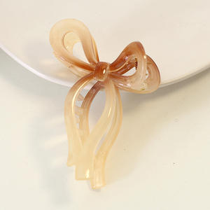 Grande pince à cheveux personnalisée pour filles, style moderne, pince à cheveux en plastique à dégradé de couleurs changeantes - Product Image 6