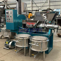 Presse à huile automatique commerciale pour l'extraction d'huile d'olive, capacité de 400 kg/h, construction en acier inoxydable