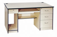 Fourniture d'usine à bas prix Bureau de professeur Table de bureau simple en bois avec tiroirs