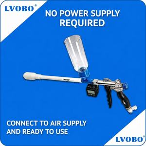 Pistolet de revêtement en poudre portable Tribo, système de pulvérisation électrostatique non motorisé pour applications en laboratoire et en R&D - Product Image 2