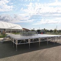 Estructura de Acero Galvanizado en Capas, Estructura de Aluminio para Iluminación Line Array, Estructura de Andamio para Escenarios