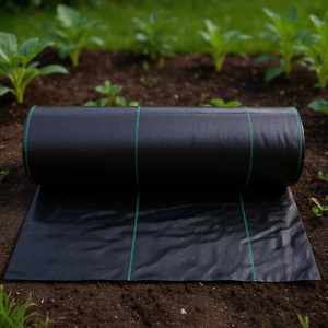 Woven Weed Control <b>Sheet</b> 3ft X 50ft Breathable Durable Garden <b>Ground</b> Cover For Gardens Vegetable Gardens - Product Image 2