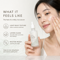 Sérum Visage Éclat au Riz Fermenté et à l'Eau de Son de Riz Personnalisé OEM – Soin Beauté pour un Teint Lumineux