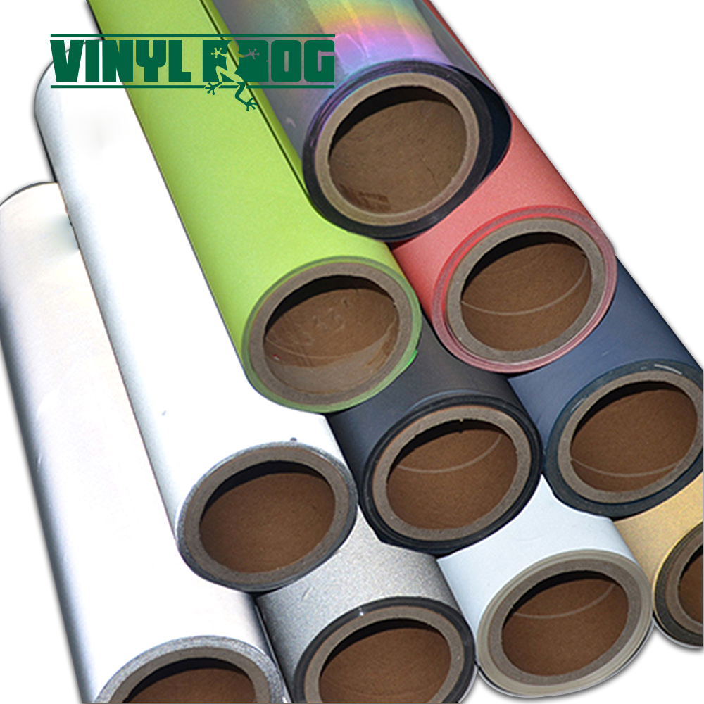 Custom Textile Reflective PU Thermal Press Vinyl Rolls Film Heat Transfer Vinyl For Tshirt Clothing Logo