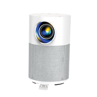 Nouveau projecteur intelligent 4K H2PT 2026 Android 14 5G Wifi LED avec batterie, mini projecteur vidéo portable pour home cinéma