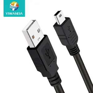 YIWANDA USB 2.0 נתונים מטען כבל 1.5M סוג למיני B כבל מיני USB כבל עבור GoPro Hero 3 HDPS3 בקר טלפונים סלולרי MP3