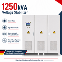 Stabilisateur de tension statique triphasé 1250 KVA, régulateur de tension haute puissance pour l'industrie lourde