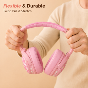 Auriculares inalámbricos Bluetooth BuddyPhones para niños, auriculares estéreo con cancelación de ruido ANC, auriculares para juegos con pegatinas DIY, auriculares supraaurales - Product Image 5