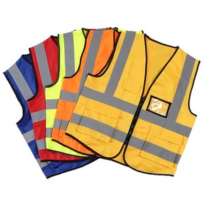 Gilet de sécurité réfléchissant de classe ANSI, jaune fluorescent, pour la construction, la circulation routière et l'administration des routes - Product Image 5