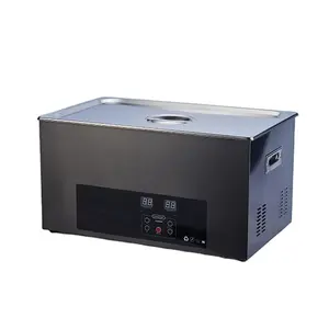 Mesin cuci ultrasonik 20L 22L hemat bahan bakar untuk penghilang minyak peralatan dapur dengan pemanas 600W pembersih ultrasonik